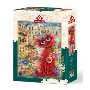 Art Puzzle (4582) - "Red Cat" - 500 pezzi