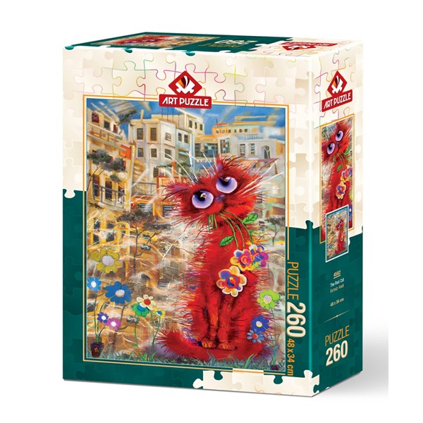 Art Puzzle (4582) - "Red Cat" - 500 pezzi