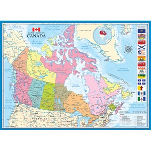 Eurographics (6000-0781) - "Map of Canada" - 1000 pezzi