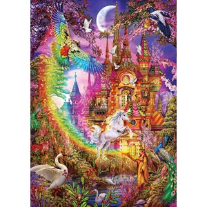 Art Puzzle (5075) - Ciro Marchetti: "Rainbow Castle" - 500 pezzi