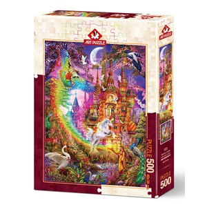Art Puzzle (5075) - Ciro Marchetti: "Rainbow Castle" - 500 pezzi
