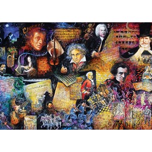 Art Puzzle (5031) - Bill Bell: "Music Lover" - 260 pezzi