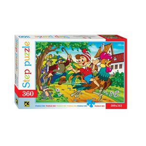 Step Puzzle (73031) - "​​Pinocchio" - 360 pezzi