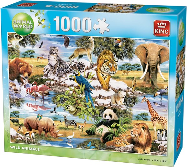 King International (05481) - "Wild Animals" - 1000 pezzi