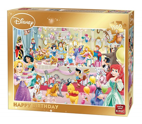 King International (85523) - "Disney, Happy Birthday" - 1500 pezzi