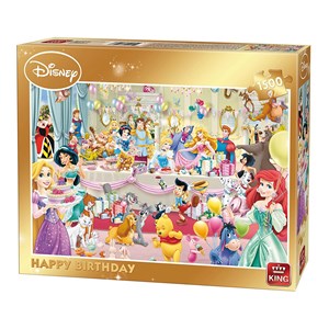King International (85523) - "Disney, Happy Birthday" - 1500 pezzi