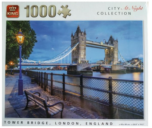 King International (55939) - "Tower Bridge, London, England" - 1000 pezzi