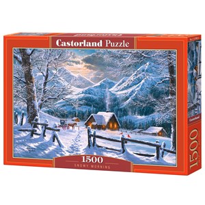Castorland (C-151905) - "Snowy Morning" - 1500 pezzi