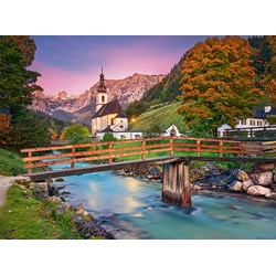 Castorland (C-200801) - "Sunset in Ramsau" - 2000 pezzi