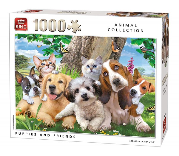 King International (55846) - "Puppies and Friends" - 1000 pezzi