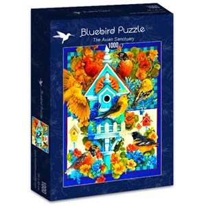 Bluebird Puzzle (70420) - David Galchutt: "The Avian Sanctuary" - 1000 pezzi