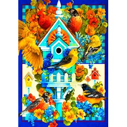 Bluebird Puzzle (70420) - David Galchutt: "The Avian Sanctuary" - 1000 pezzi