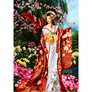 Bluebird Puzzle (70425) - Nene Thomas: "Sekkerastoya Queen of Silk" - 1000 pezzi