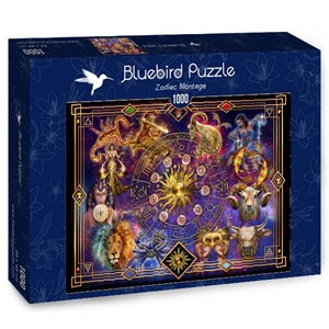 Bluebird Puzzle (70123) - Ciro Marchetti: "Zodiac Montage" - 1000 pezzi