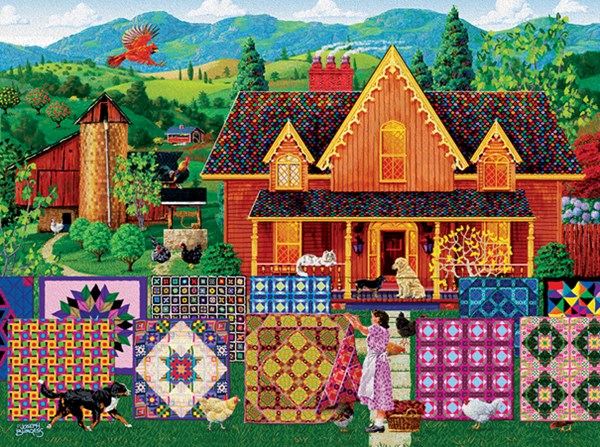 SunsOut (38844) - Joseph Burgess: "Morning Day Quilt" - 1000 pezzi