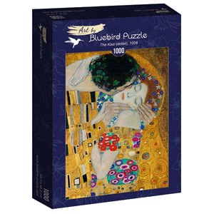 Bluebird Puzzle (60079) - Gustav Klimt: "The Kiss, 1908" - 1000 pezzi