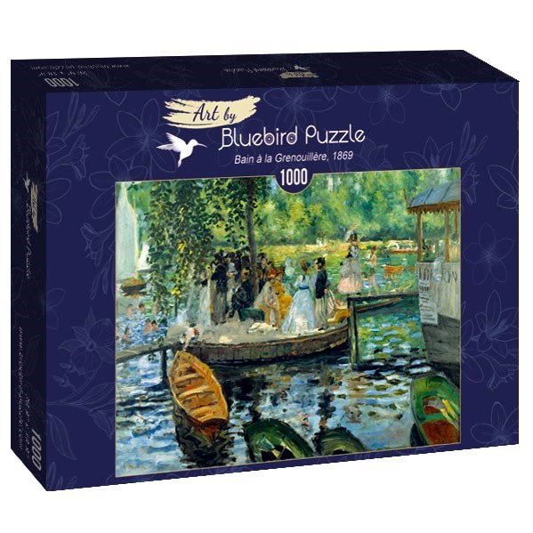 Bluebird Puzzle (60100) - Pierre-Auguste Renoir: "La Grenouillère, 1869" - 1000 pezzi