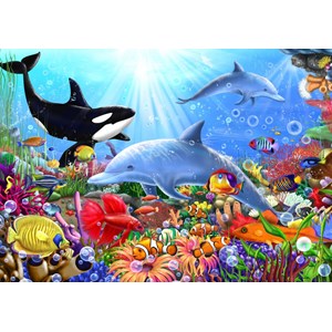 Bluebird Puzzle (70028) - Gerald Newton: "Bright Undersea World" - 1500 pezzi