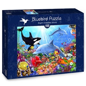 Bluebird Puzzle (70028) - Gerald Newton: "Bright Undersea World" - 1500 pezzi
