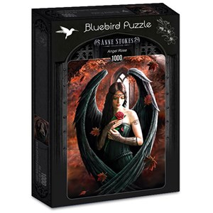 Bluebird Puzzle (70437) - Anne Stokes: "Angel Rose" - 1000 pezzi