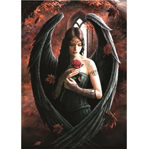 Bluebird Puzzle (70437) - Anne Stokes: "Angel Rose" - 1000 pezzi