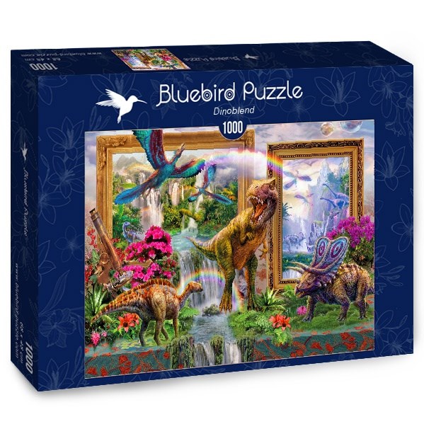 Bluebird Puzzle (70139) - Jan Patrik Krasny: "Dinoblend" - 1000 pezzi