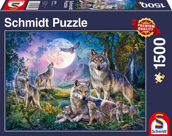 Schmidt Spiele (58954) - "Wolves" - 1500 pezzi