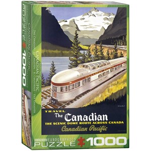 Eurographics (6000-0322) - "The Scenic Dome Route, 1955" - 1000 pezzi