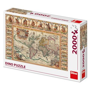 Dino (56115) - "Antique World Map" - 2000 pezzi