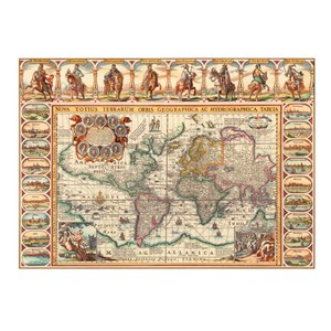 Dino (56115) - "Antique World Map" - 2000 pezzi