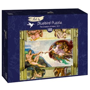 Bluebird Puzzle (60053) - Michelangelo: "The Creation of Adam, 1511" - 1000 pezzi