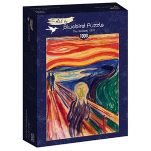 Bluebird Puzzle (60058) - Edvard Munch: "The Scream, 1910" - 1000 pezzi