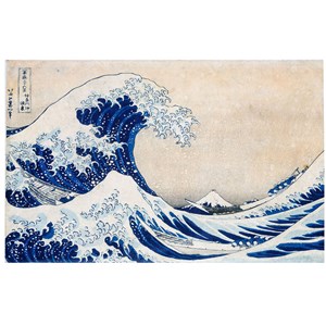 Clementoni (39378) - Hokusai: "The Great Wave" - 1000 pezzi
