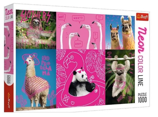 Trefl (10594) - "Crazy Pets" - 1000 pezzi