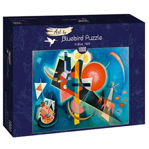 Bluebird Puzzle (60021) - Vassily Kandinsky: "In Blue, 1925" - 1000 pezzi