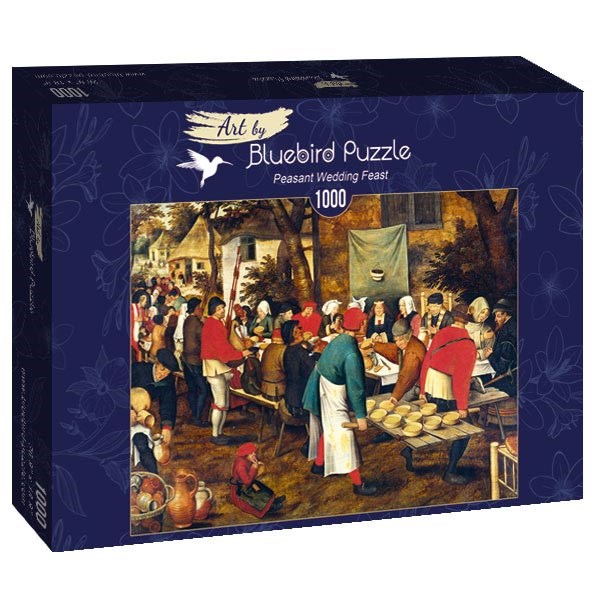 Bluebird Puzzle (60025) - Pieter Brueghel the Younger: "Peasant Wedding Feast" - 1000 pezzi