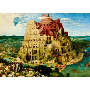 Bluebird Puzzle (60027) - Pieter Brueghel the Elder: "The Tower of Babel, 1563" - 1000 pezzi