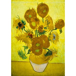 Bluebird Puzzle (60003) - Vincent van Gogh: "Sunflowers, 1889" - 1000 pezzi