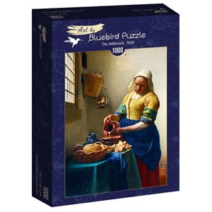 Bluebird Puzzle (60066) - Johannes Vermeer: "The Milkmaid, 1658" - 1000 pezzi