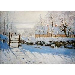 Bluebird Puzzle (60041) - Claude Monet: "The Magpie, 1869" - 1000 pezzi