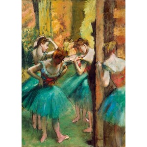 Bluebird Puzzle (60047) - Edgar Degas: "Dancers, Pink and Green, 1890" - 1000 pezzi