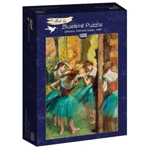 Bluebird Puzzle (60047) - Edgar Degas: "Dancers, Pink and Green, 1890" - 1000 pezzi
