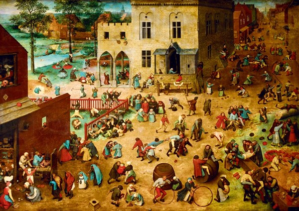Bluebird Puzzle (60034) - Pieter Brueghel the Elder: "Children's Games, 1560" - 1000 pezzi