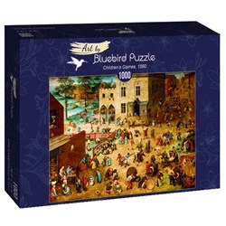 Bluebird Puzzle (60034) - Pieter Brueghel the Elder: "Children's Games, 1560" - 1000 pezzi