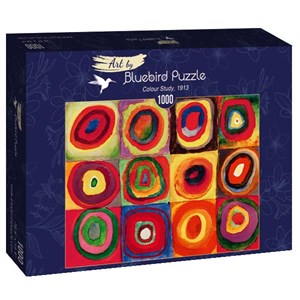 Bluebird Puzzle (60035) - Vassily Kandinsky: "Colour Study, 1913" - 1000 pezzi