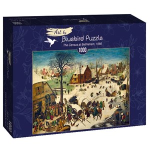 Bluebird Puzzle (60026) - Pieter Brueghel the Elder: "The Census at Bethlehem, 1566" - 1000 pezzi