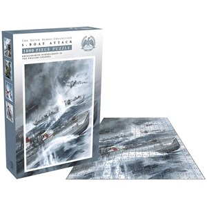 Zee Puzzle (26237) - Keith Burns: "S-Boat Attack" - 1000 pezzi