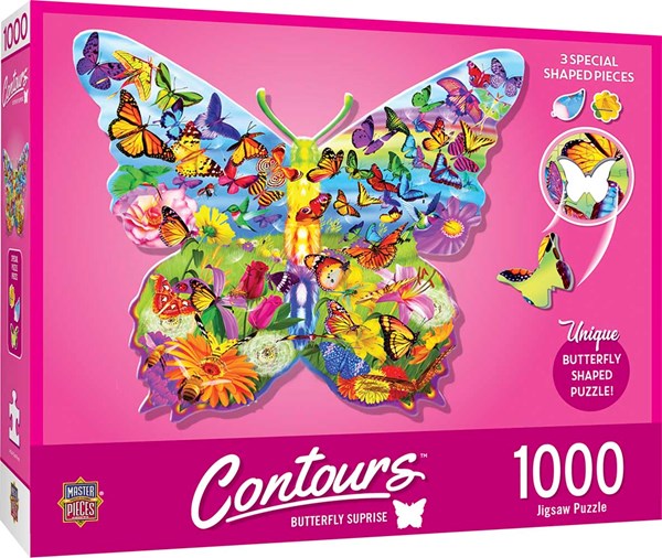 MasterPieces (72051) - "Butterfly" - 1000 pezzi