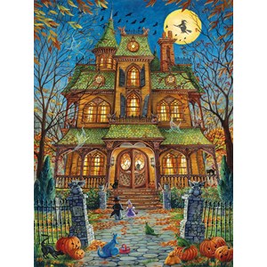 SunsOut (15515) - Randal Spangler: "The Trick or Treat House" - 1000 pezzi