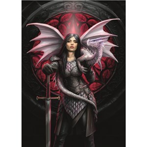 Bluebird Puzzle (70441) - Anne Stokes: "Valour" - 1500 pezzi